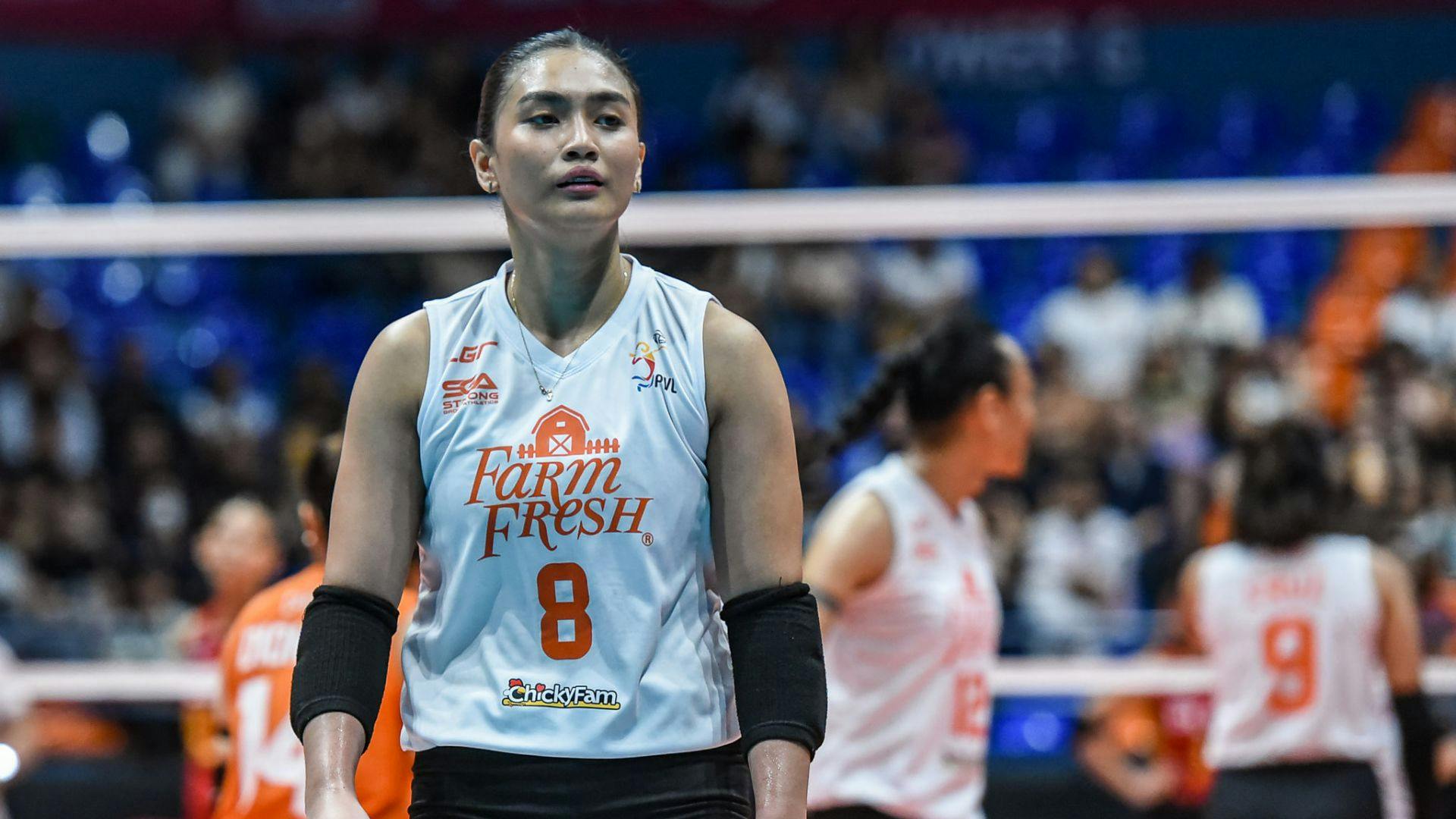 Jolina Dela Cruz, Farm Fresh seek first win in PVL on Tour against Choco Mucho